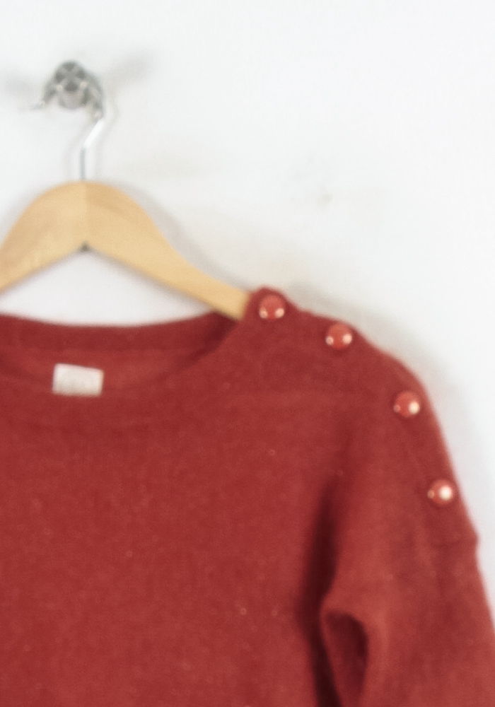 Pull Bordeaux - Taille S/36 de la marque Des petits hauts | PARAD82200 - Vendu par Paradigme - Image 3