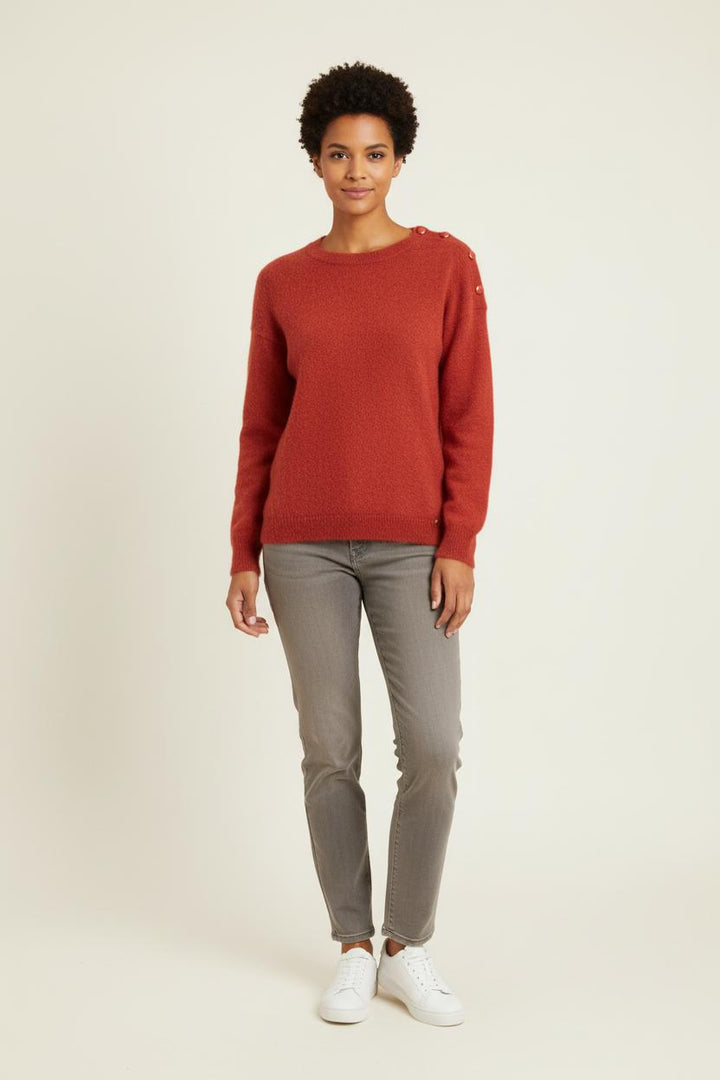 Pull Bordeaux - Taille S/36 de la marque Des petits hauts | PARAD82200 - Vendu par Paradigme - Image 1