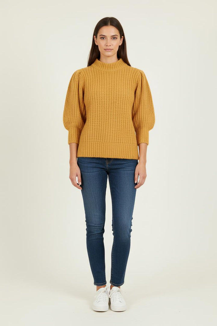 Pull Jaune - Taille XS/34 de la marque ba&sh | PARAD82203 - Vendu par Paradigme - Image 1