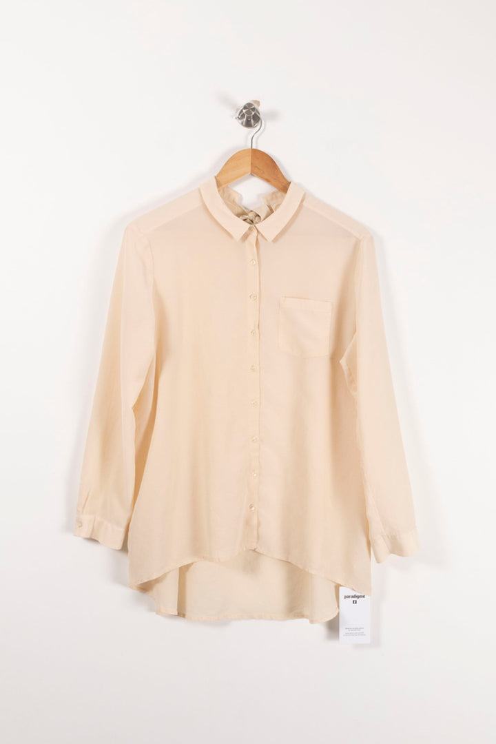 Chemise Beige - Taille S/36 de la marque Des petits hauts | PARAD82207 - Vendu par Paradigme - Image 2