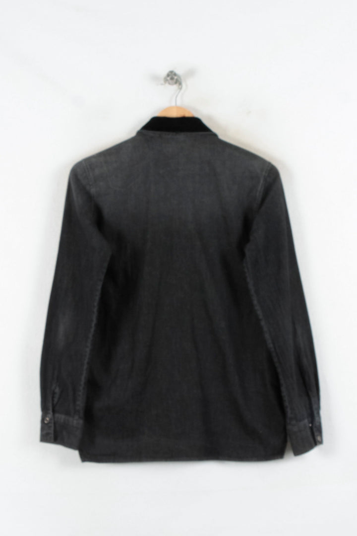 Chemise en Jean Noire - Taille S/36 de la marque Maje | PARAD82209 - Vendu par Paradigme - Image 4