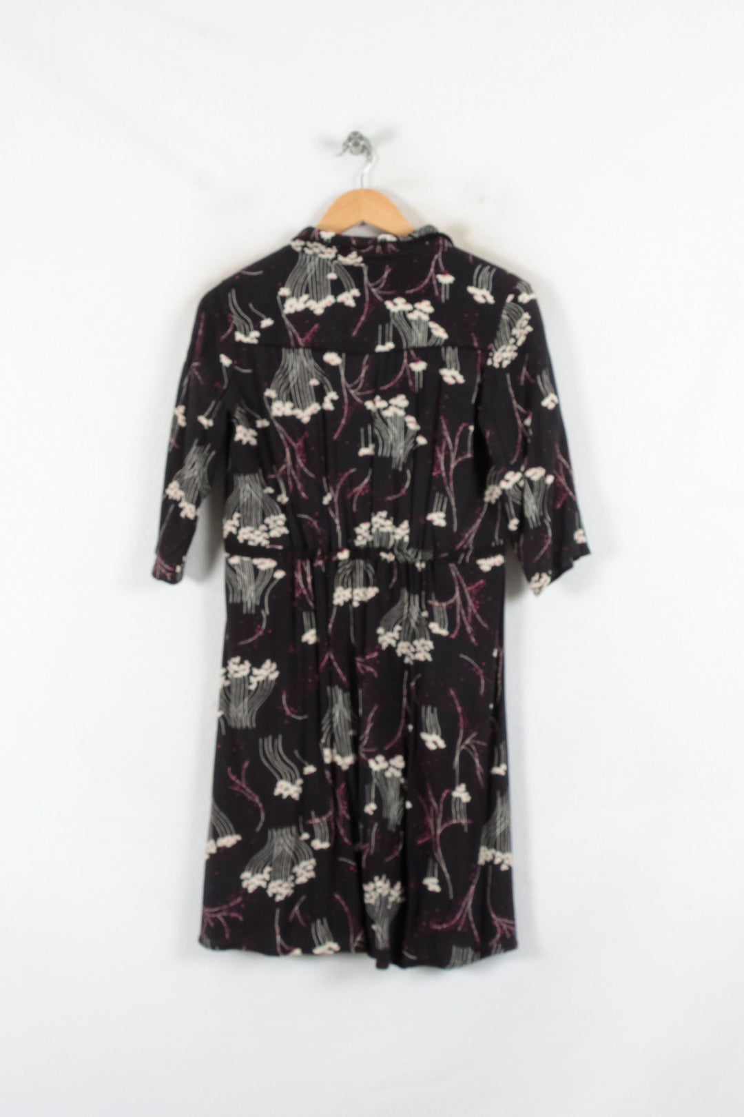 Robe Chemise Noire et Blanche - Taille XS/34 de la marque ba&sh | PARAD82211 - Vendu par Paradigme - Image 4