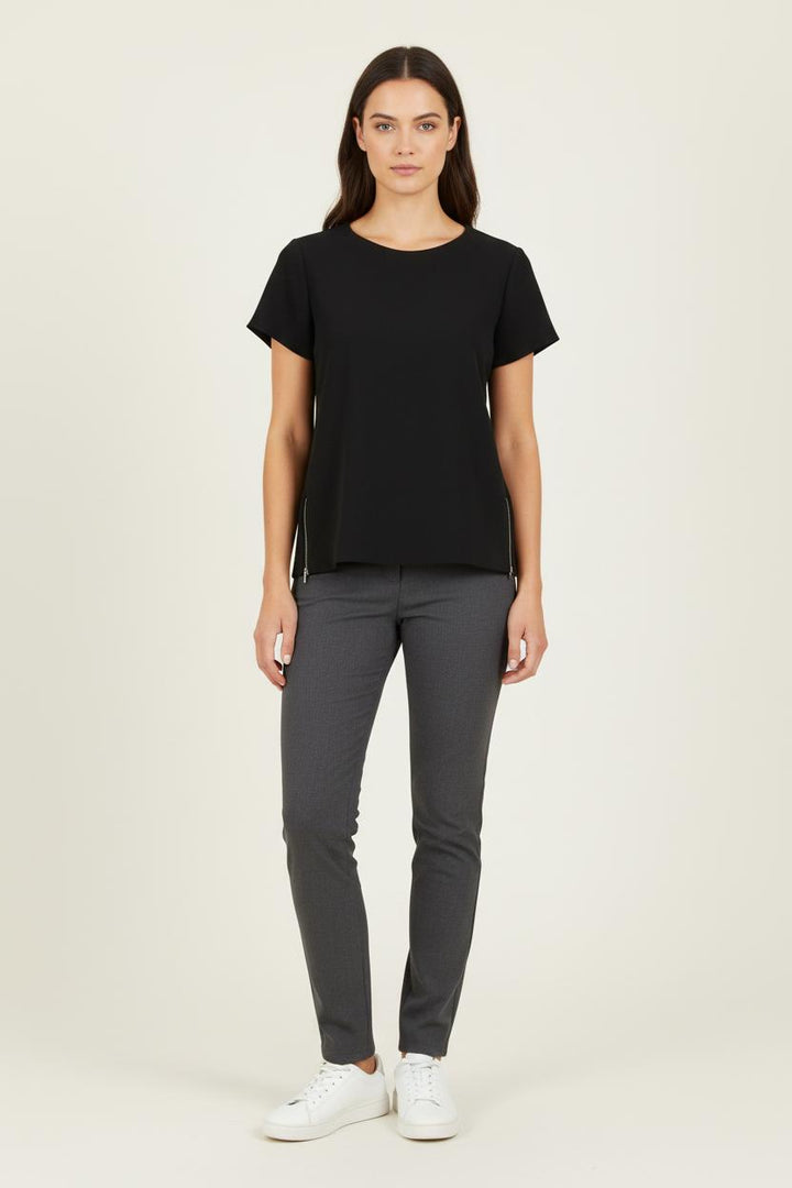 T-shirt Noir - Taille S/36 de la marque Maje | PARAD82212 - Vendu par Paradigme - Image 1