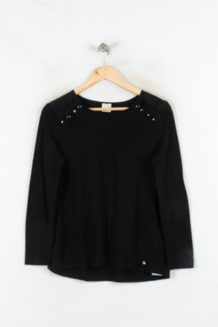 Pull Noir - Taille S/36 de la marque Des petits hauts | PARAD82218 - Vendu par Paradigme - Image 2