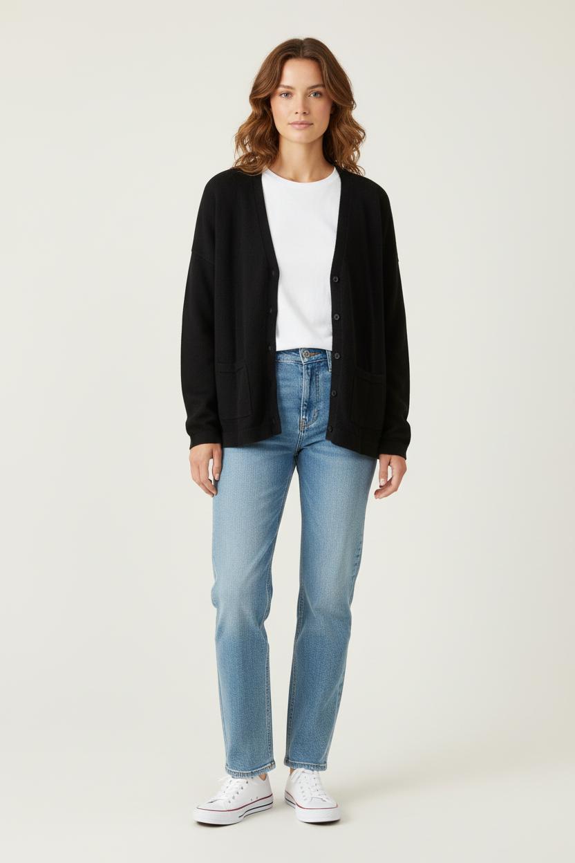 Cardigan Noir - Taille M/38 de la marque Des petits hauts | PARAD82221 - Vendu par Paradigme - Image 1