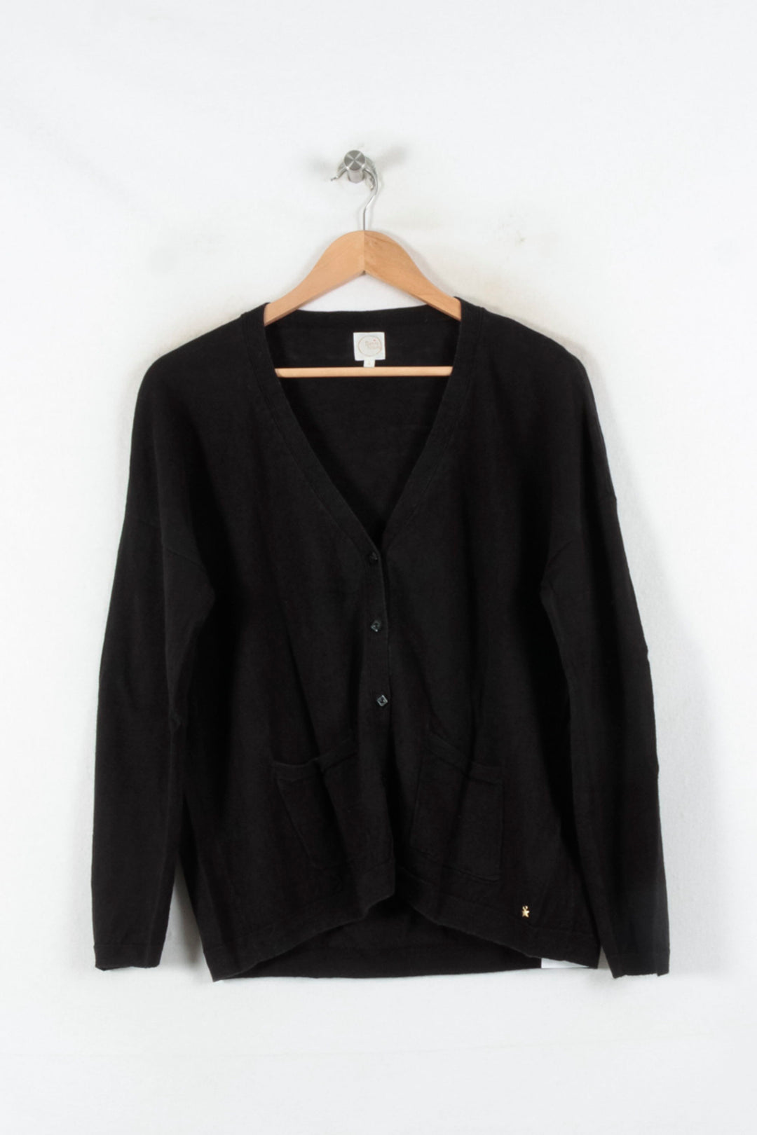 Cardigan Noir - Taille M/38 de la marque Des petits hauts | PARAD82221 - Vendu par Paradigme - Image 2