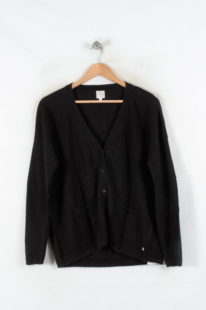 Cardigan Noir - Taille M/38 de la marque Des petits hauts | PARAD82221 - Vendu par Paradigme - Image 2