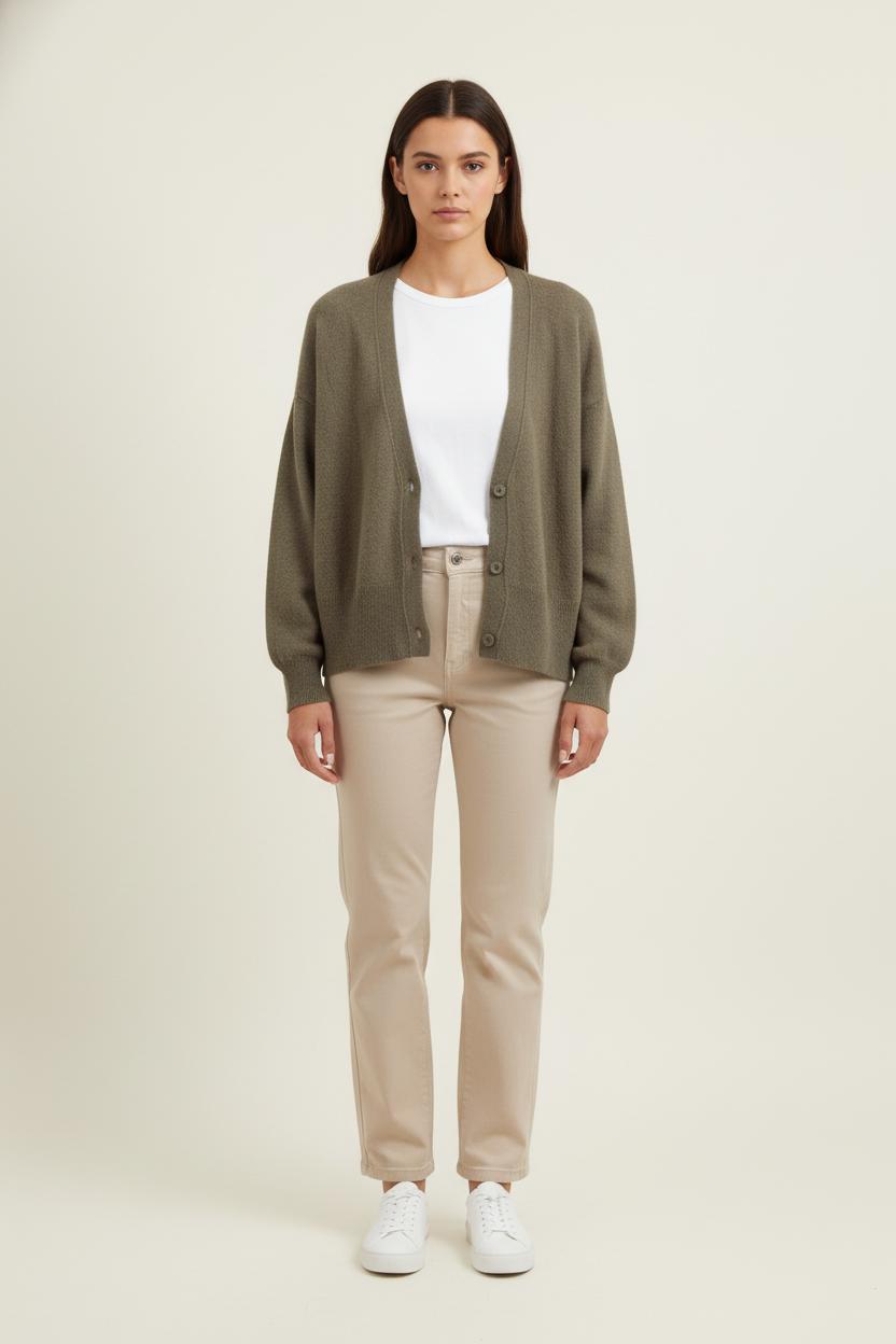 Cardigan Vert - Taille M/38 de la marque Notshy Cashmere | PARAD82224 - Vendu par Paradigme - Image 1