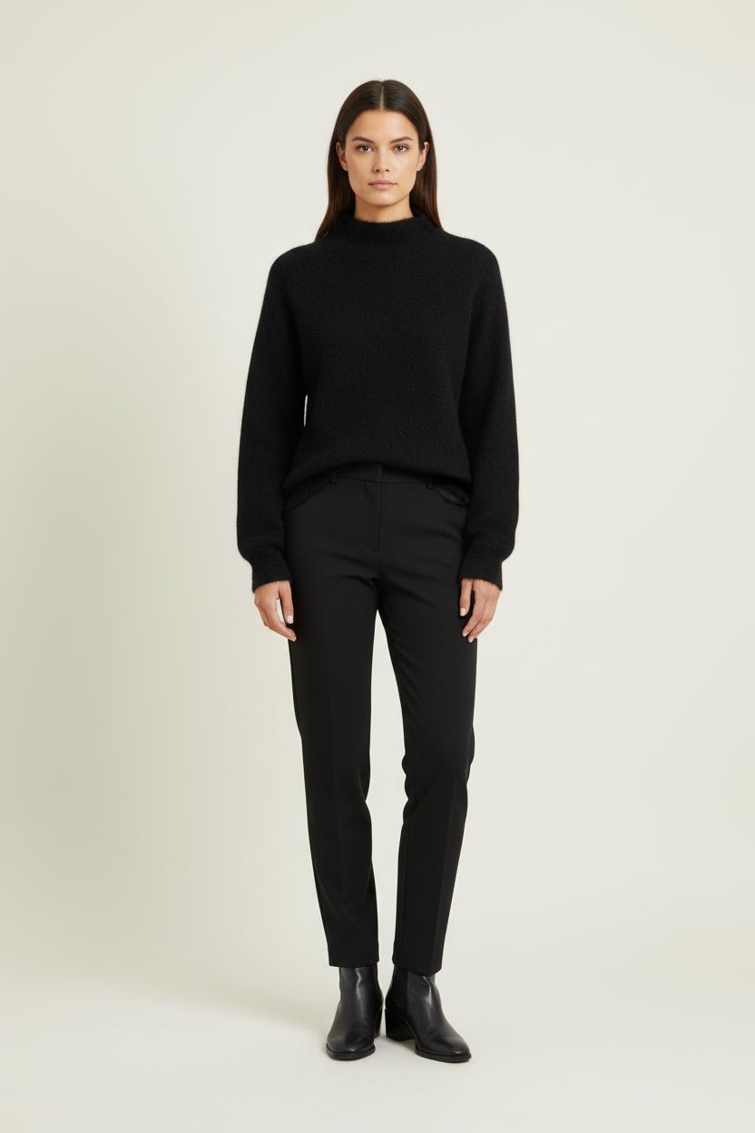 Pull Noir - Taille L/40 de la marque Majestic Filatures | PARAD82225 - Vendu par Paradigme - Image 1
