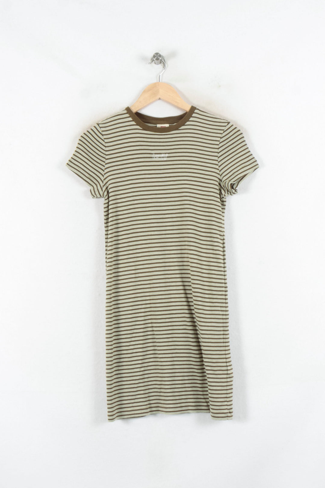 Robe Courte Verte et Blanche - Taille XXS/32 de la marque Levi's | PARAD82233 - Vendu par Paradigme - Image 2