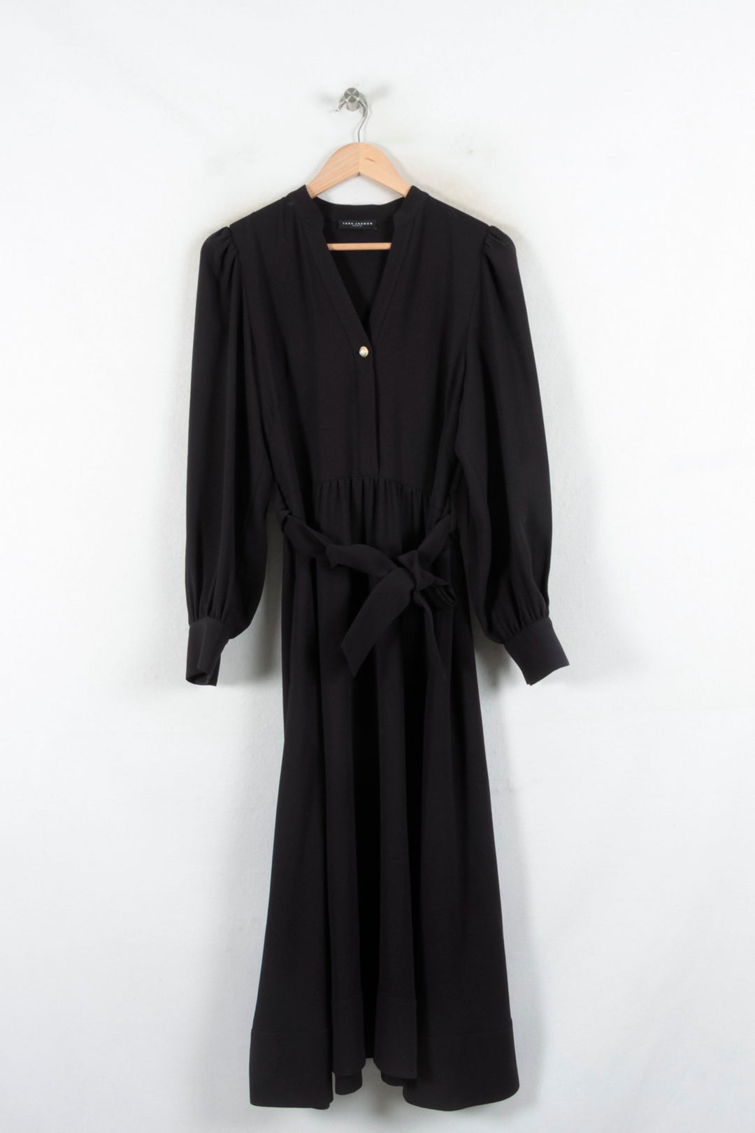 Robe Midi Noire - Taille M/38 de la marque Tara Jarmon | PARAD82235 - Vendu par Paradigme - Image 2