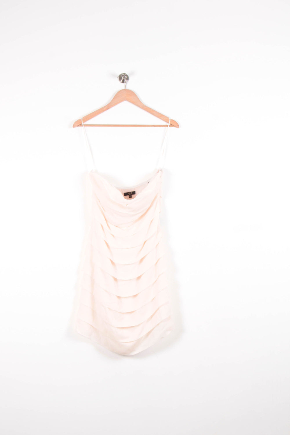 Robe Drapée Rose - Taille S/36 de la marque Maison 123 | PARAD82237 - Vendu par Paradigme - Image 2