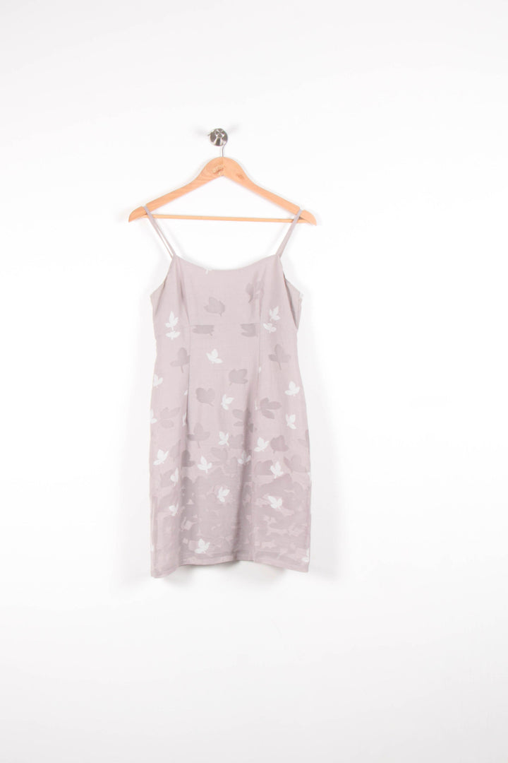 Robe Droite Grise et Blanche - Taille M/38 de la marque Pablo | PARAD82240 - Vendu par Paradigme - Image 2