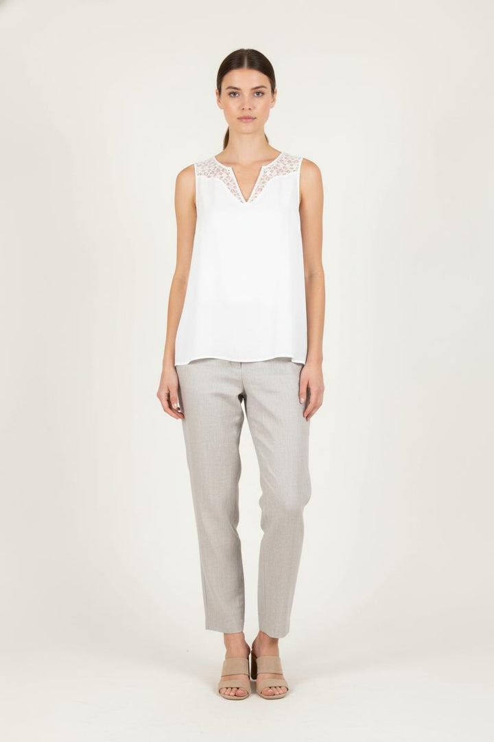 Débardeur Blanc - Taille S/36 de la marque Caroll | PARAD82242 - Vendu par Paradigme - Image 1