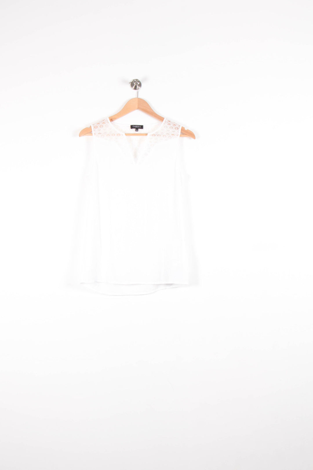 Débardeur Blanc - Taille S/36 de la marque Caroll | PARAD82242 - Vendu par Paradigme - Image 2