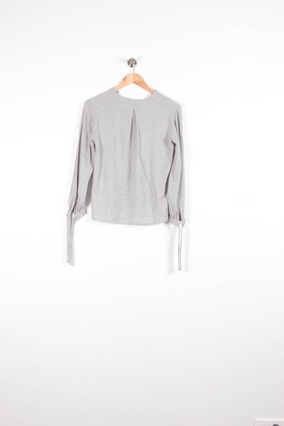 Blouse Grise - Taille S/36 de la marque Caroll | PARAD82243 - Vendu par Paradigme - Image 4