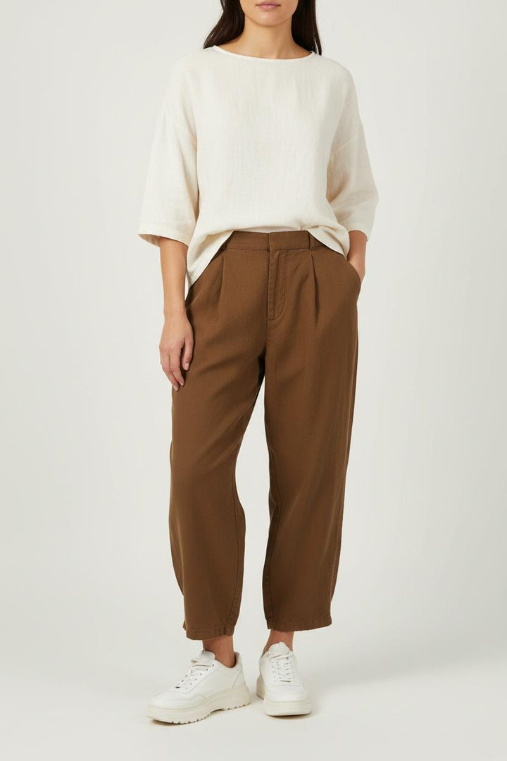 Pantalon Large Marron - Taille XS/34 de la marque Comptoir des Cotonniers | PARAD82244 - Vendu par Paradigme - Image 1