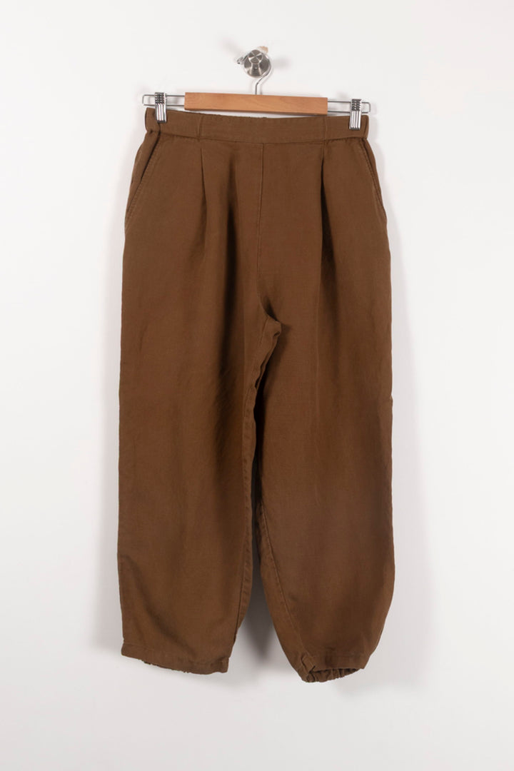 Pantalon Large Marron - Taille XS/34 de la marque Comptoir des Cotonniers | PARAD82244 - Vendu par Paradigme - Image 2