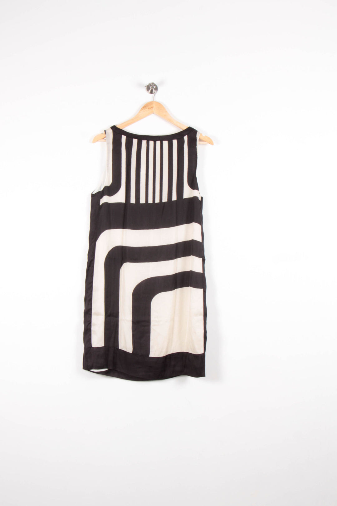 Robe Midi Noire et Blanche - Taille L/40 de la marque Derhy | PARAD82245 - Vendu par Paradigme - Image 4