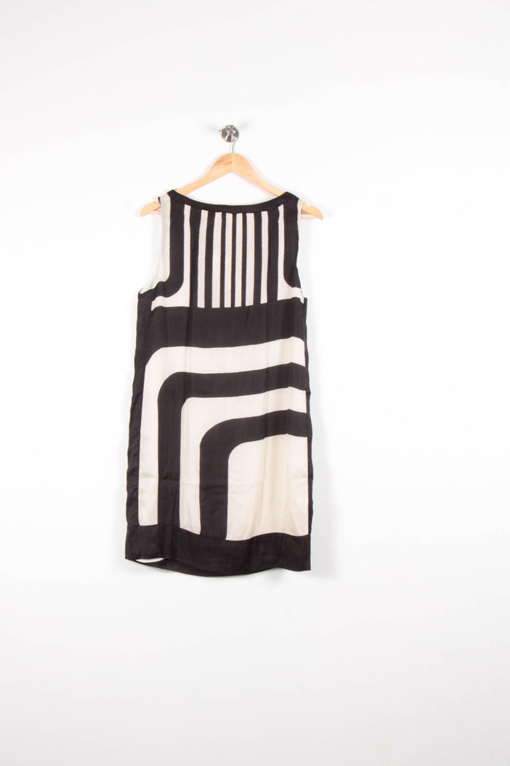 Robe Midi Noire et Blanche - Taille L/40 de la marque Derhy | PARAD82245 - Vendu par Paradigme - Image 4