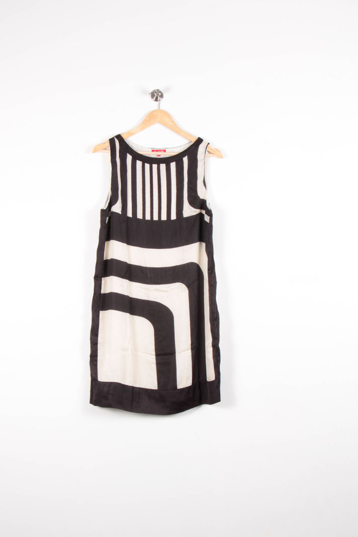 Robe Midi Noire et Blanche - Taille L/40 de la marque Derhy | PARAD82245 - Vendu par Paradigme - Image 2