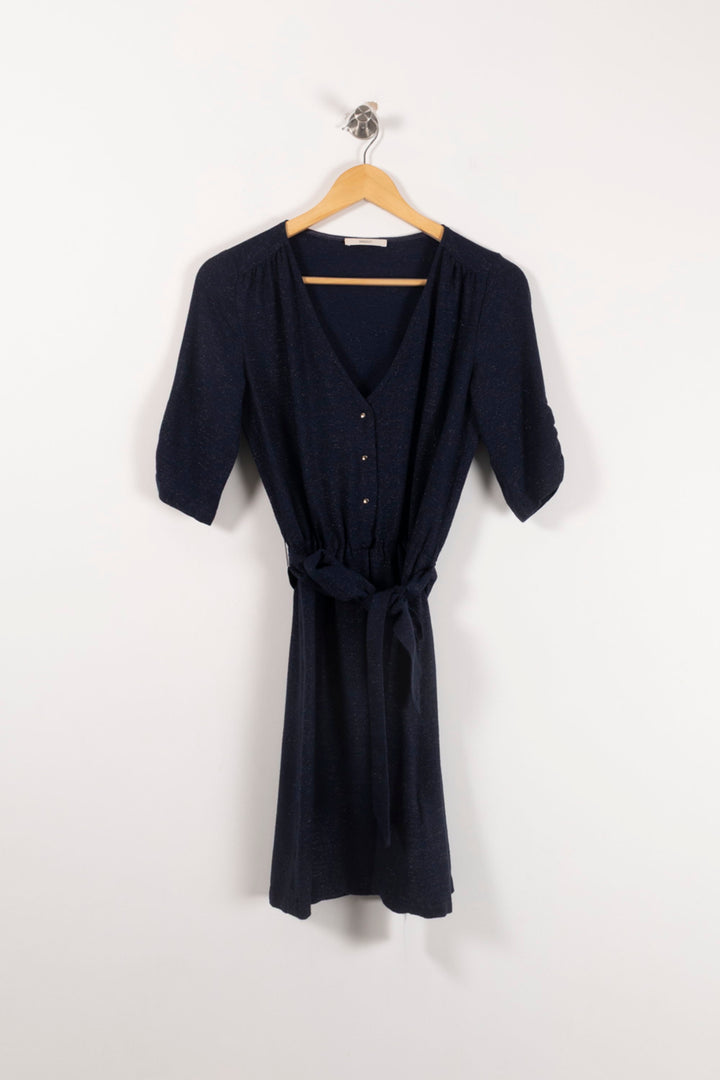 Robe Portefeuille Bleue - Taille XS/34 de la marque Sessùn | PARAD82249 - Vendu par Paradigme - Image 2