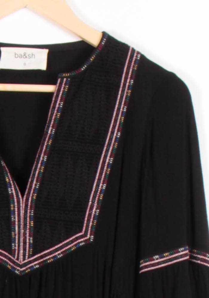 Robe Courte Noire - Taille XS/34 de la marque ba&sh | PARAD82250 - Vendu par Paradigme - Image 3