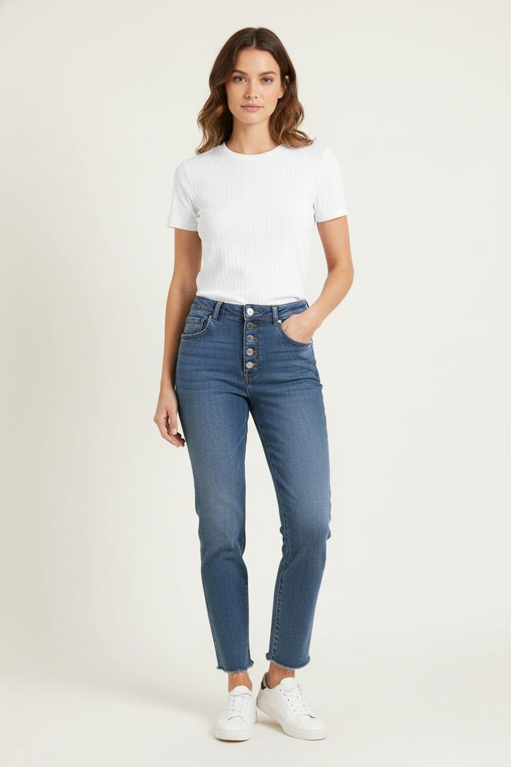 Jean Bleu - Taille S/36 de la marque La Petite Etoile | PARAD82252 - Vendu par Paradigme - Image 1
