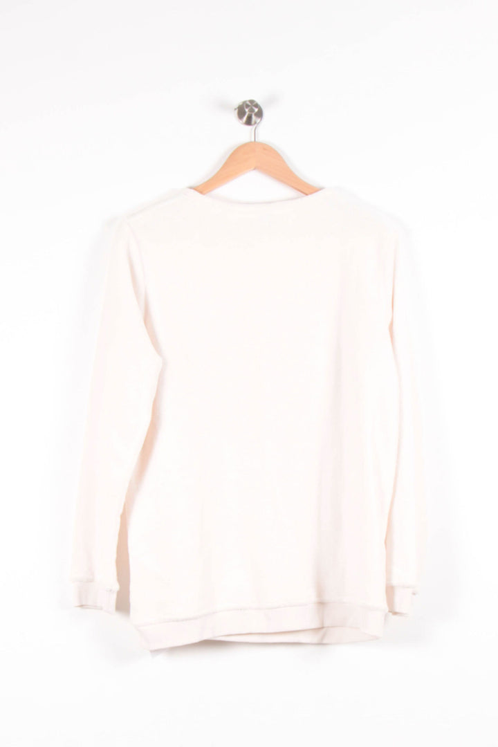 Sweatshirt Blanc - Taille XXXL/46 de la marque La Redoute Collections | PARAD82262 - Vendu par Paradigme - Image 4