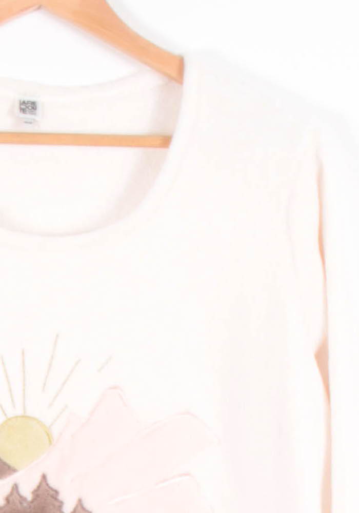 Sweatshirt Blanc - Taille XXXL/46 de la marque La Redoute Collections | PARAD82262 - Vendu par Paradigme - Image 3