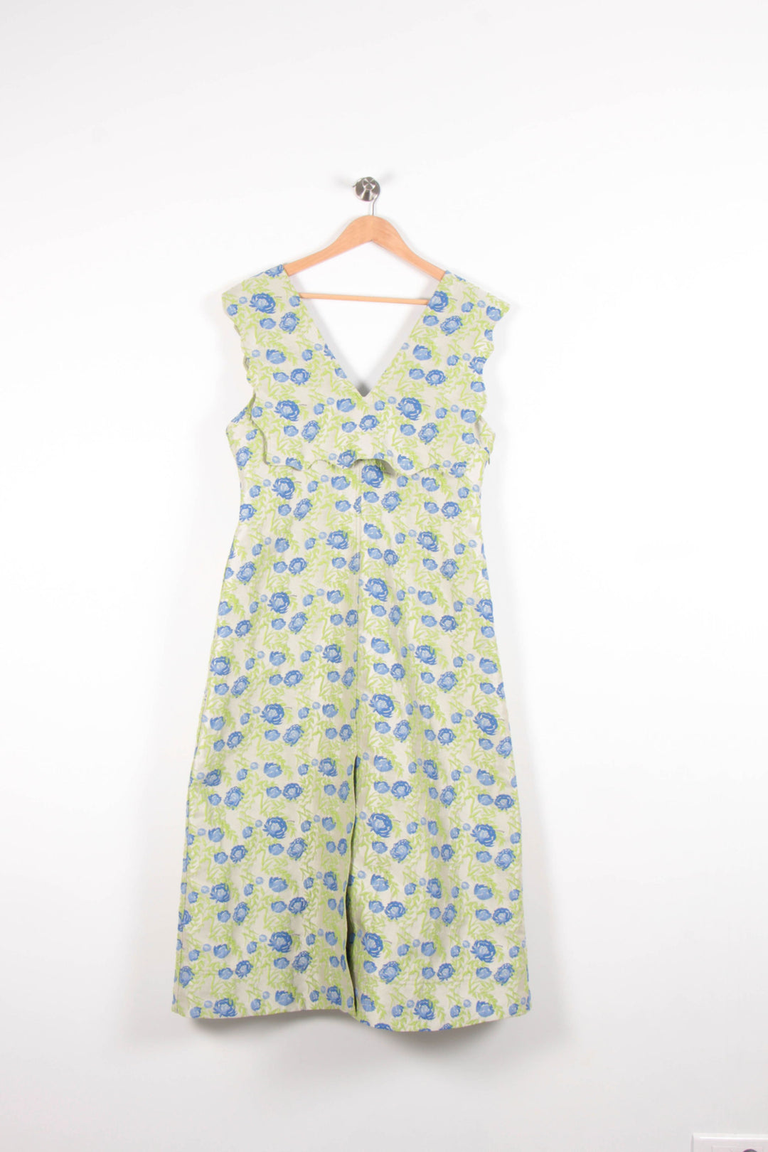 Robe Longue Jaune et Bleue - Taille XL/42 de la marque Ganni | PARAD82267 - Vendu par Paradigme - Image 2