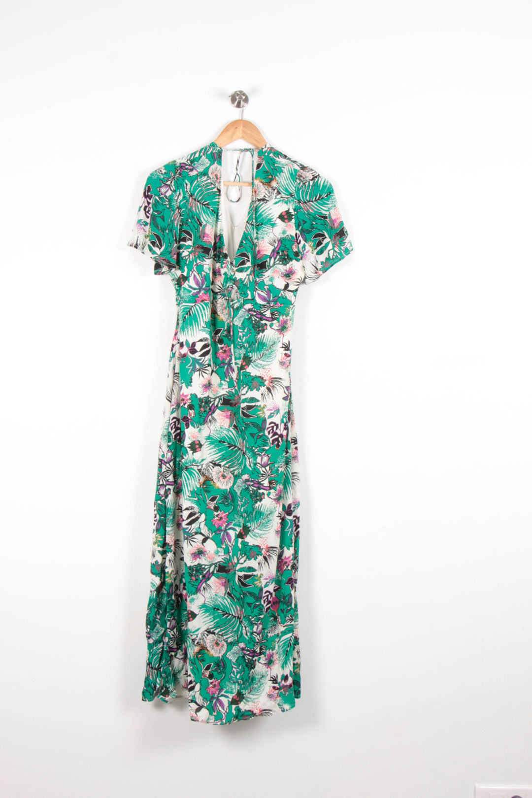 Robe Longue Verte et Blanche - Taille S/36 de la marque IKKS | PARAD82277 - Vendu par Paradigme - Image 2