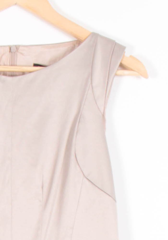 Robe Sans Manches Beige - Taille L/40 de la marque Caroll | PARAD82280 - Vendu par Paradigme - Image 3