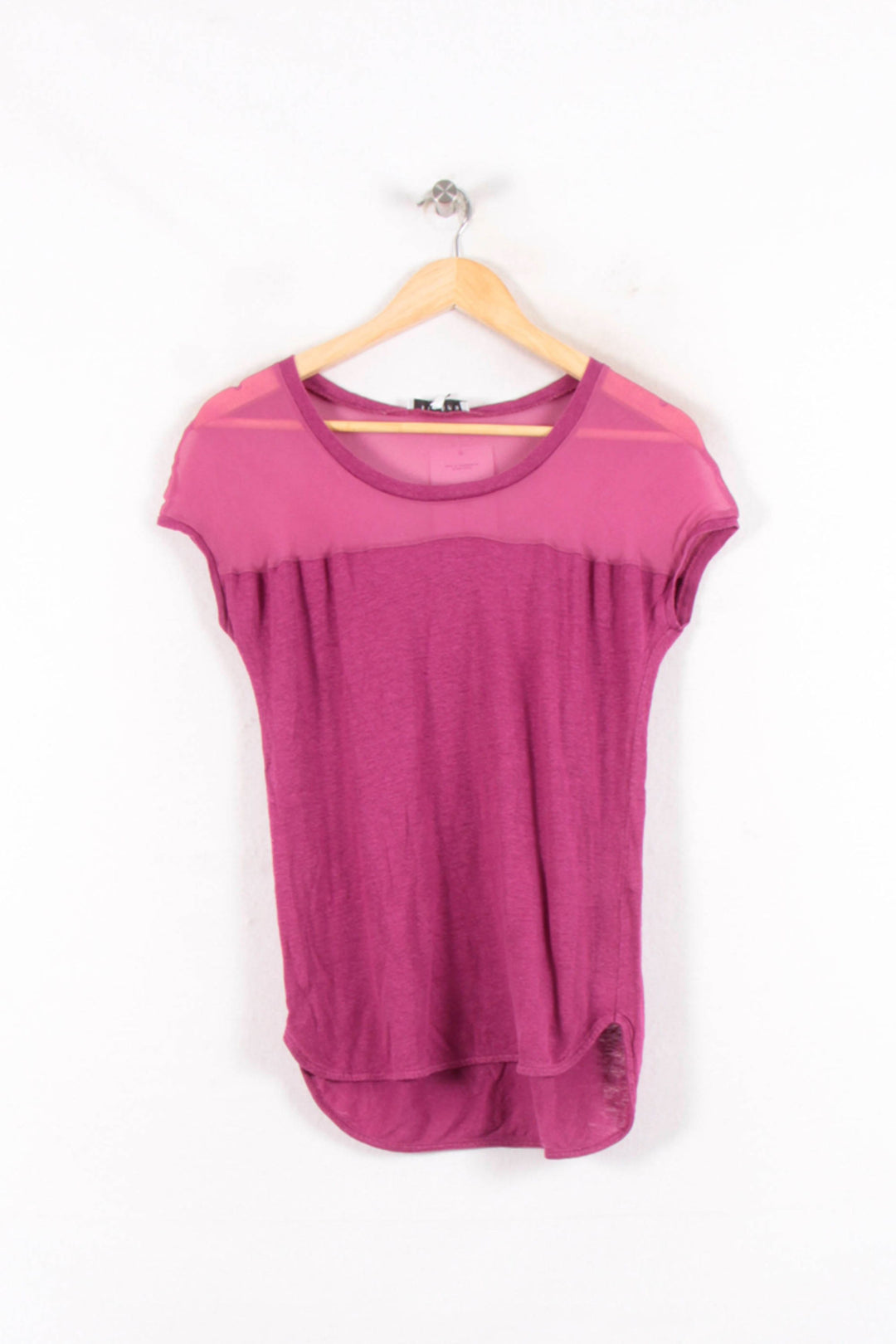 Tee-shirt Rose - Taille S/36 de la marque Sandro | PARAD82283 - Vendu par Paradigme - Image 2