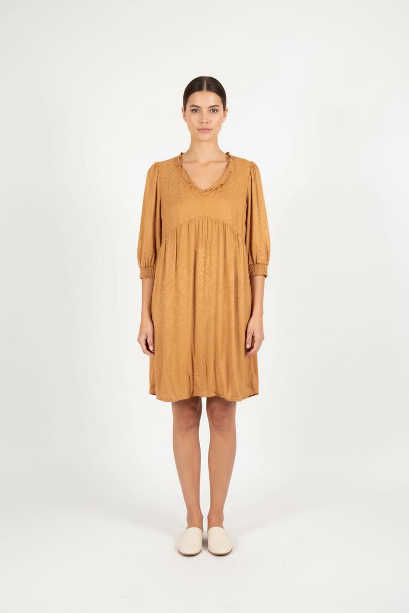 Robe Courte Dorée - Taille S/36 de la marque Sud express | PARAD82291 - Vendu par Paradigme - Image 1