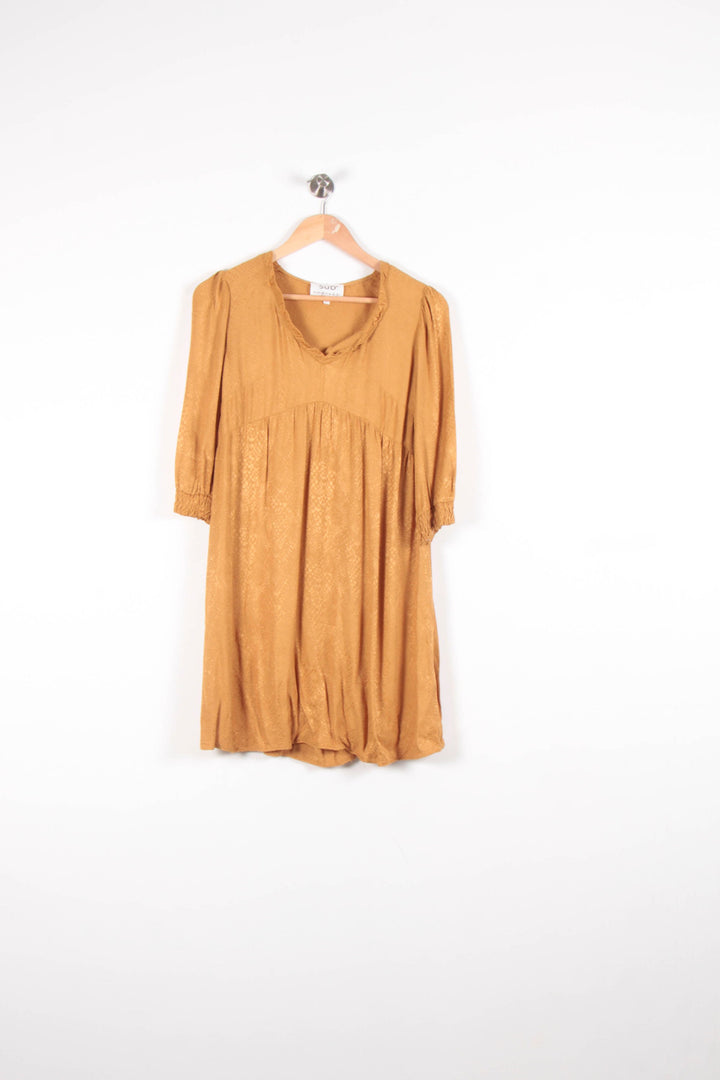 Robe Courte Dorée - Taille S/36 de la marque Sud express | PARAD82291 - Vendu par Paradigme - Image 2