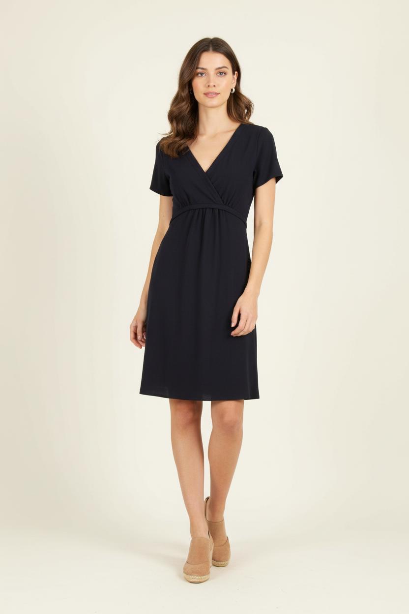 Robe Portefeuille Bleue - Taille XS/34 de la marque IKKS | PARAD82292 - Vendu par Paradigme - Image 1
