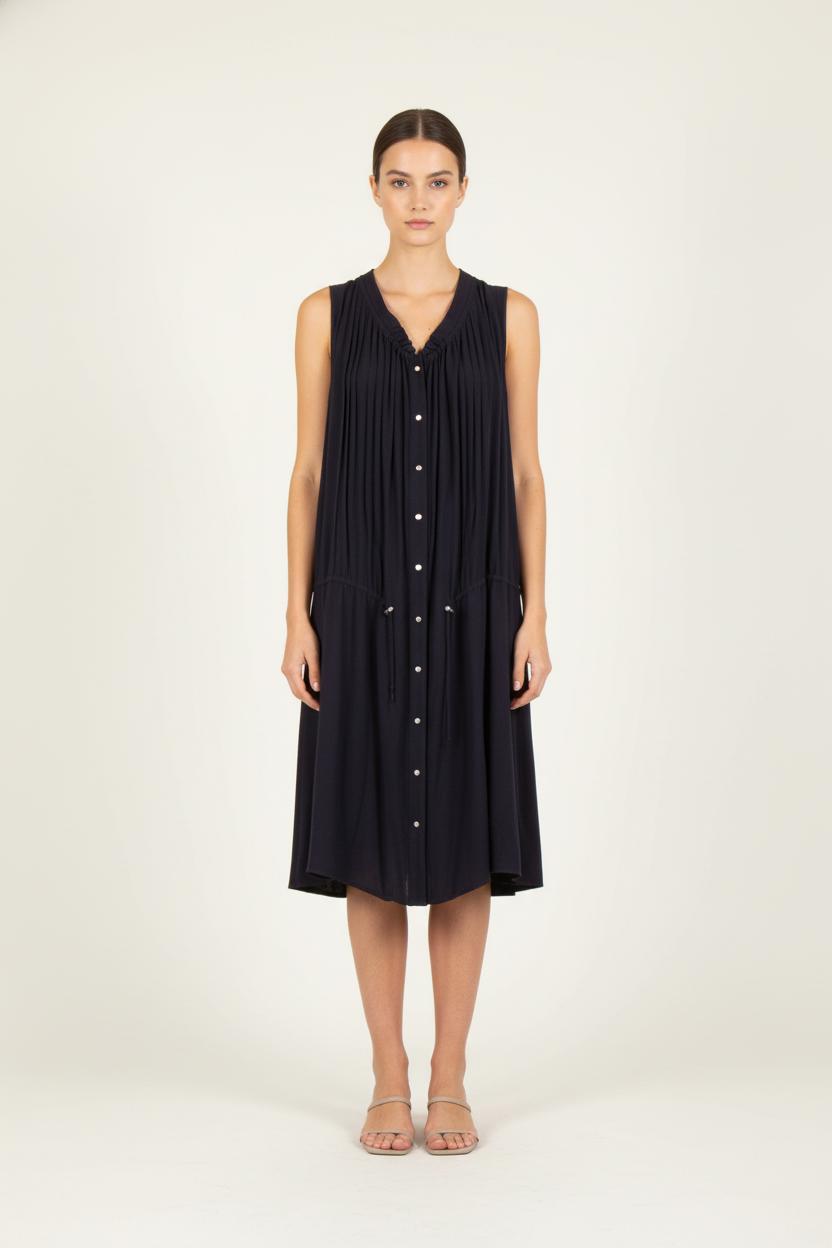 Robe Sans Manches Bleu - Taille S/36 de la marque IKKS | PARAD82293 - Vendu par Paradigme - Image 1