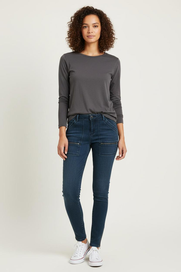Jean Bleu - Taille XS/34 de la marque IKKS | PARAD82295 - Vendu par Paradigme - Image 1