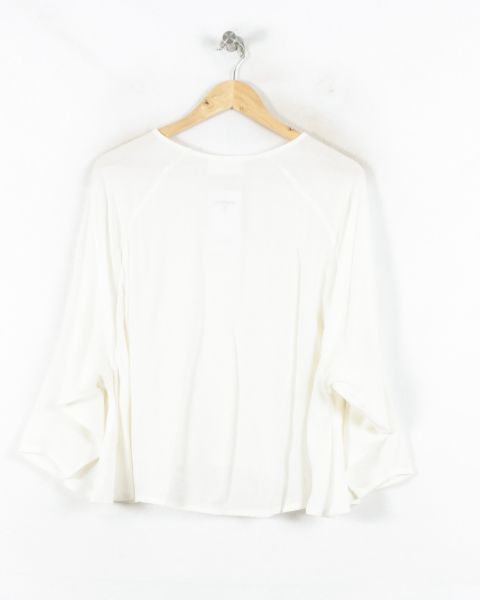 T-shirt Blanc - Taille S/36 de la marque American Vintage | PARAD82296 - Vendu par Paradigme - Image 4