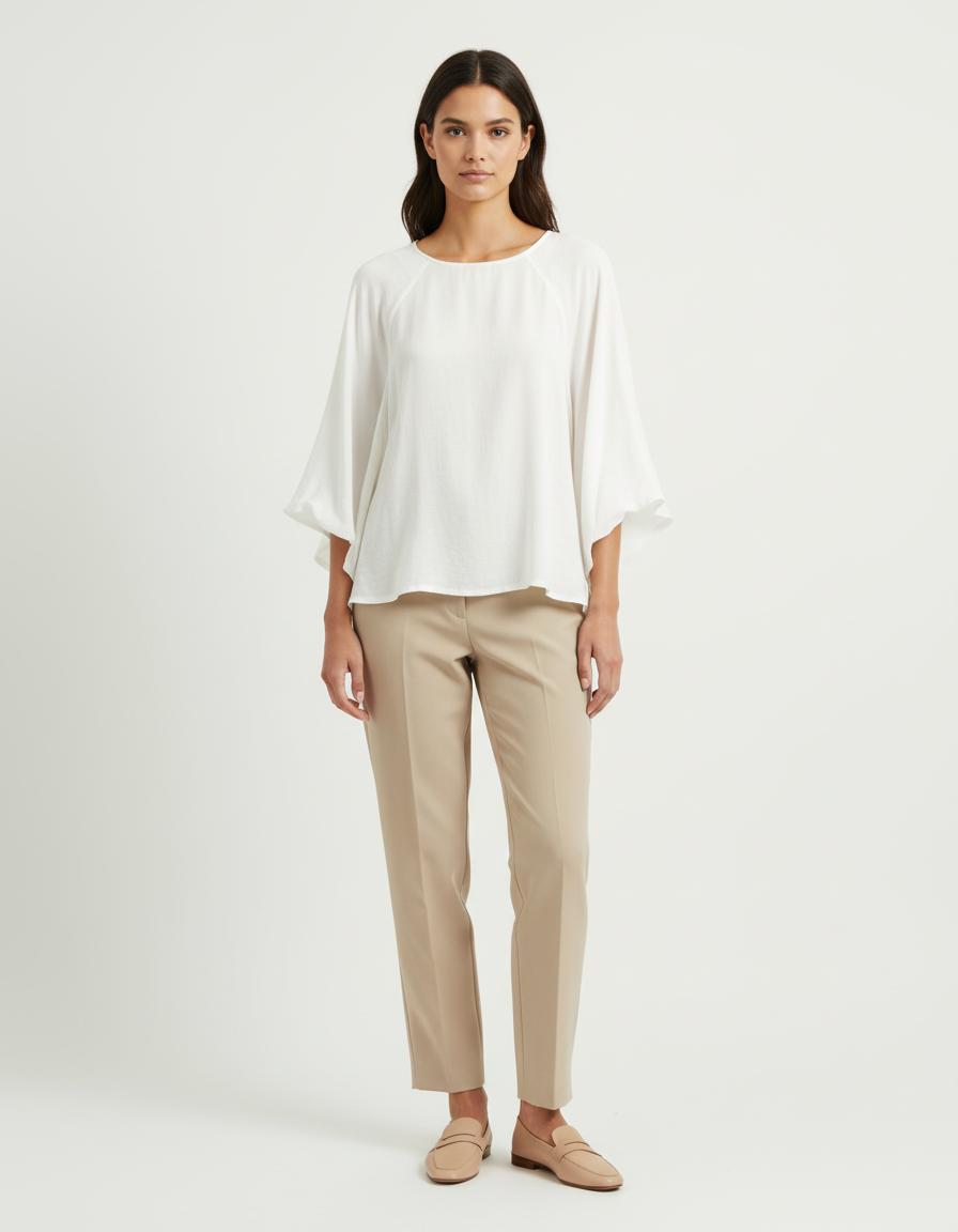 T-shirt Blanc - Taille S/36 de la marque American Vintage | PARAD82296 - Vendu par Paradigme - Image 1