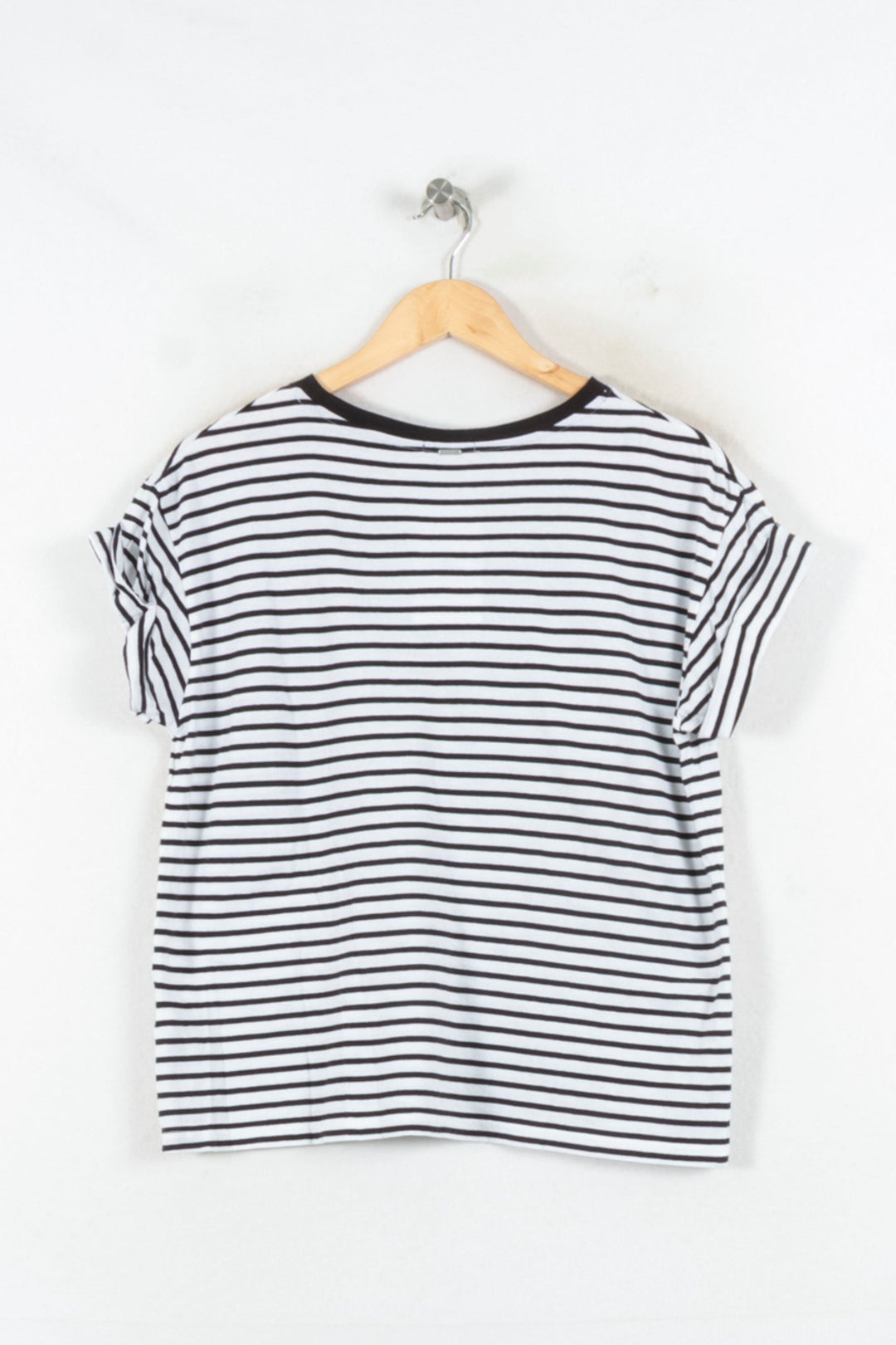 Marinière Blanche et Noire - Taille M/38 de la marque IKKS | PARAD82303 - Vendu par Paradigme - Image 4