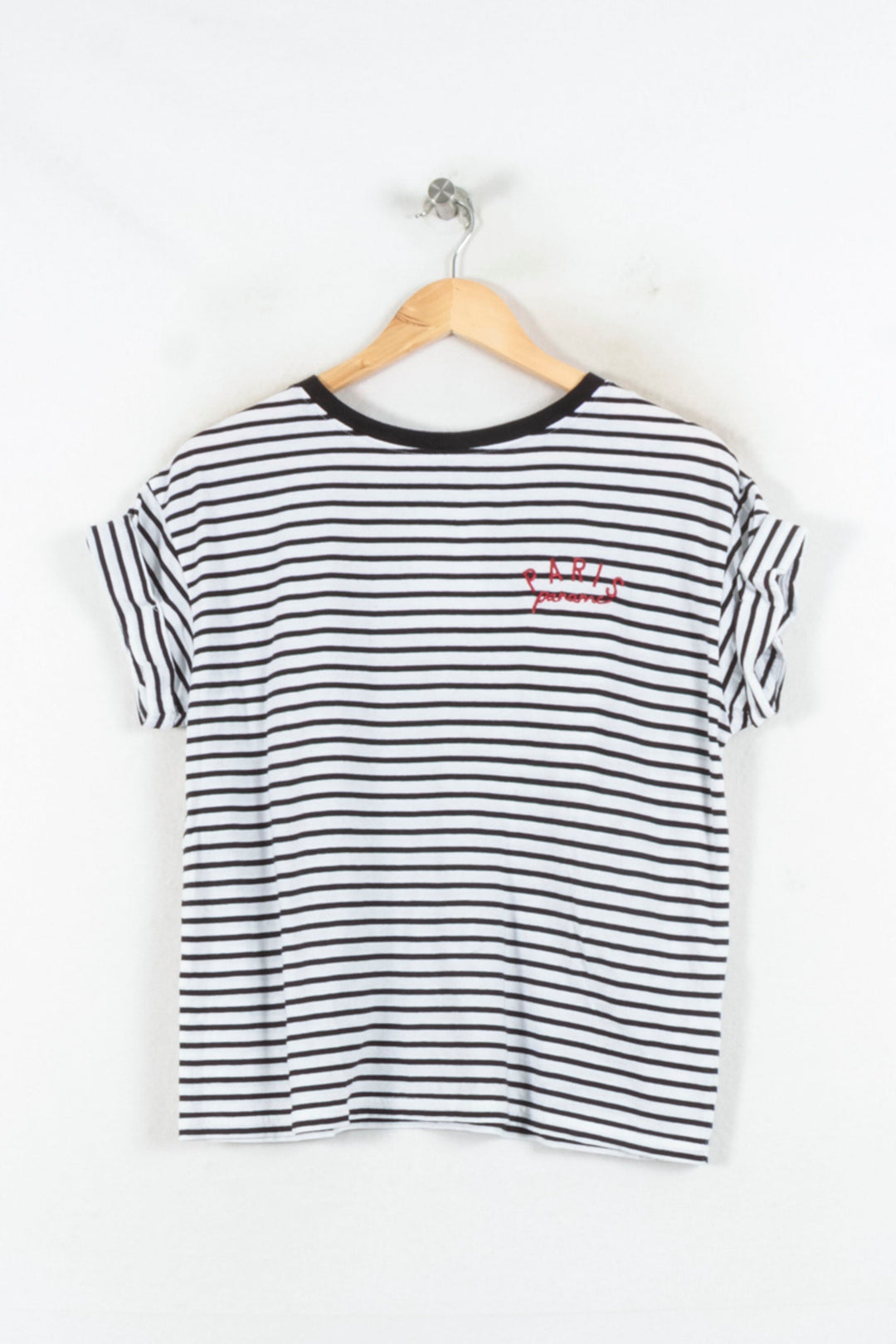 Marinière Blanche et Noire - Taille M/38 de la marque IKKS | PARAD82303 - Vendu par Paradigme - Image 2