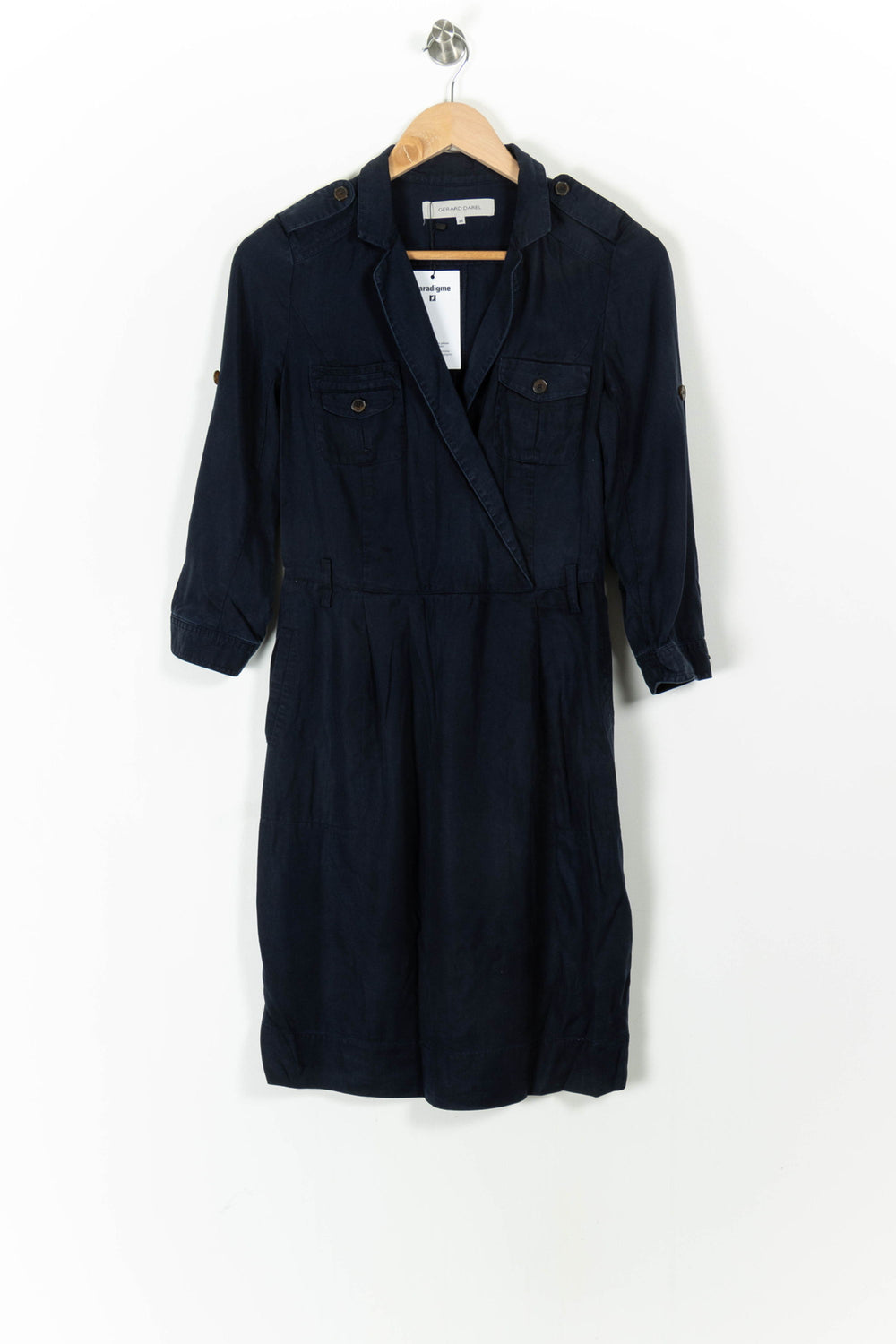 Robe Chemise Bleue - Taille S/36 de la marque Gerard Darel | PARAD82309 - Vendu par Paradigme - Image 2