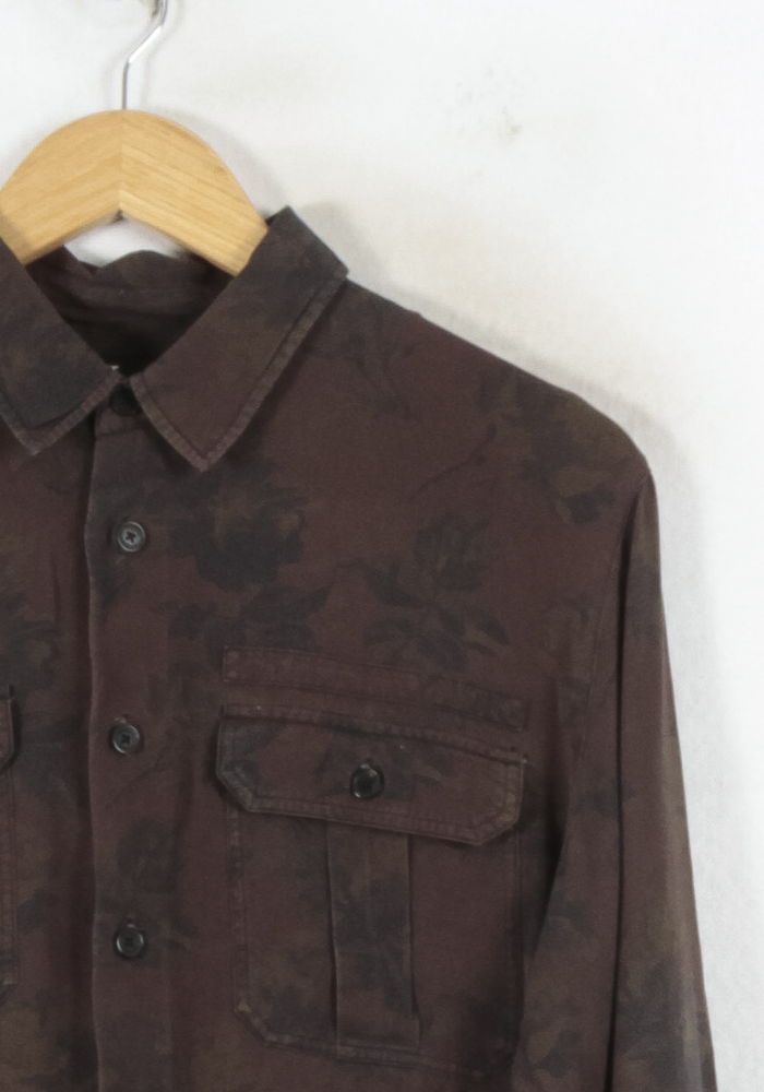 Chemise Marron - Taille XS/34 de la marque The Kooples | PARAD82310 - Vendu par Paradigme - Image 3