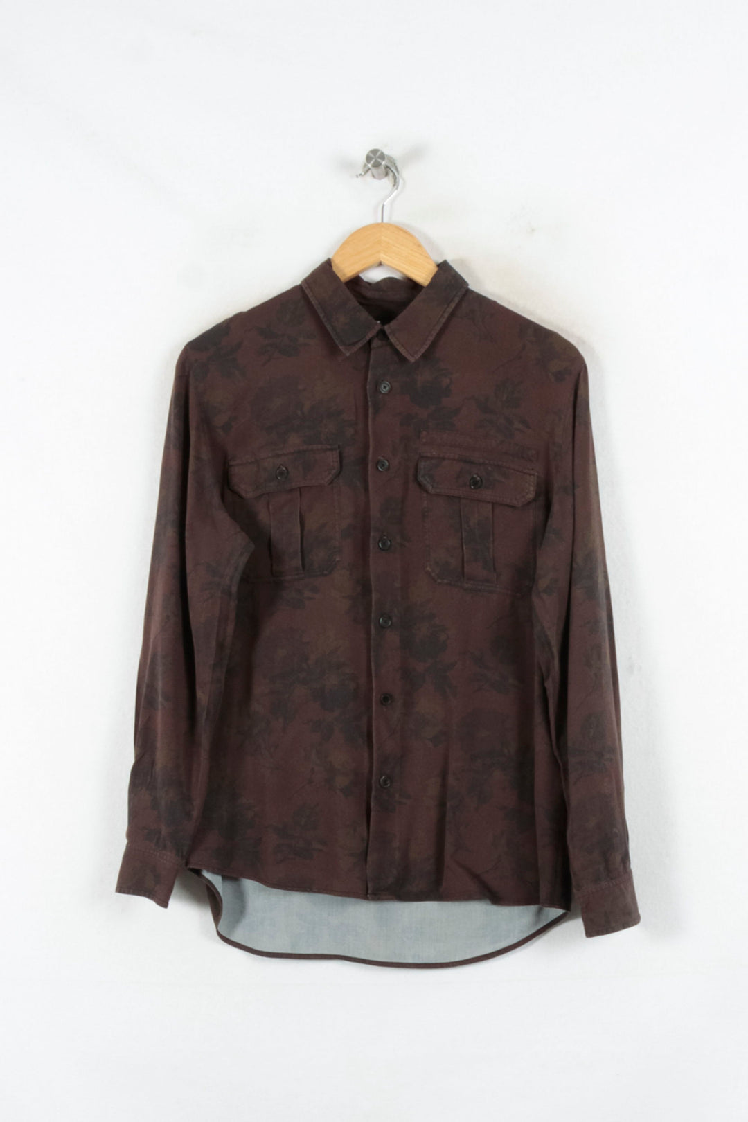 Chemise Marron - Taille XS/34 de la marque The Kooples | PARAD82310 - Vendu par Paradigme - Image 2