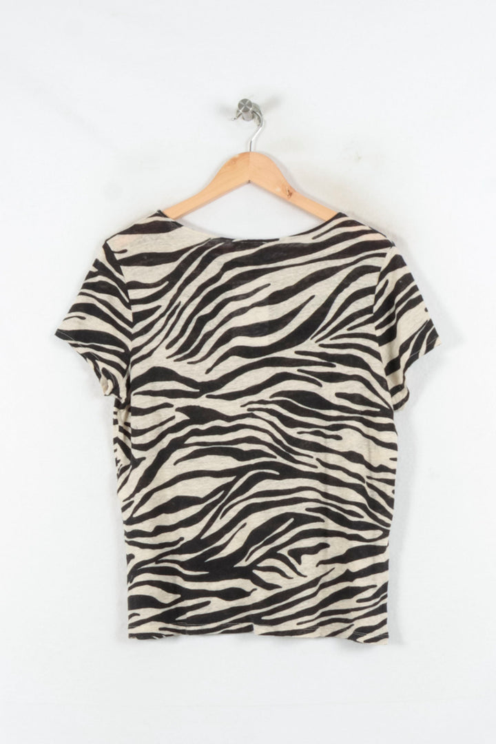 Tee-shirt Noir et Blanc - Taille XS/34 de la marque Sézane | PARAD82321 - Vendu par Paradigme - Image 4