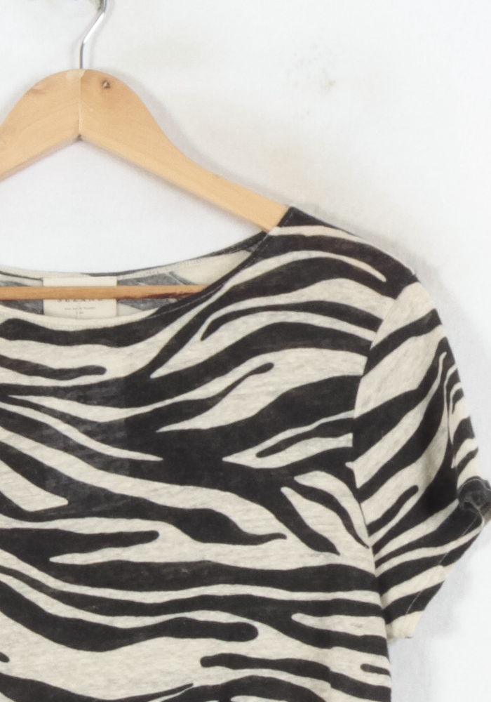 Tee-shirt Noir et Blanc - Taille XS/34 de la marque Sézane | PARAD82321 - Vendu par Paradigme - Image 3