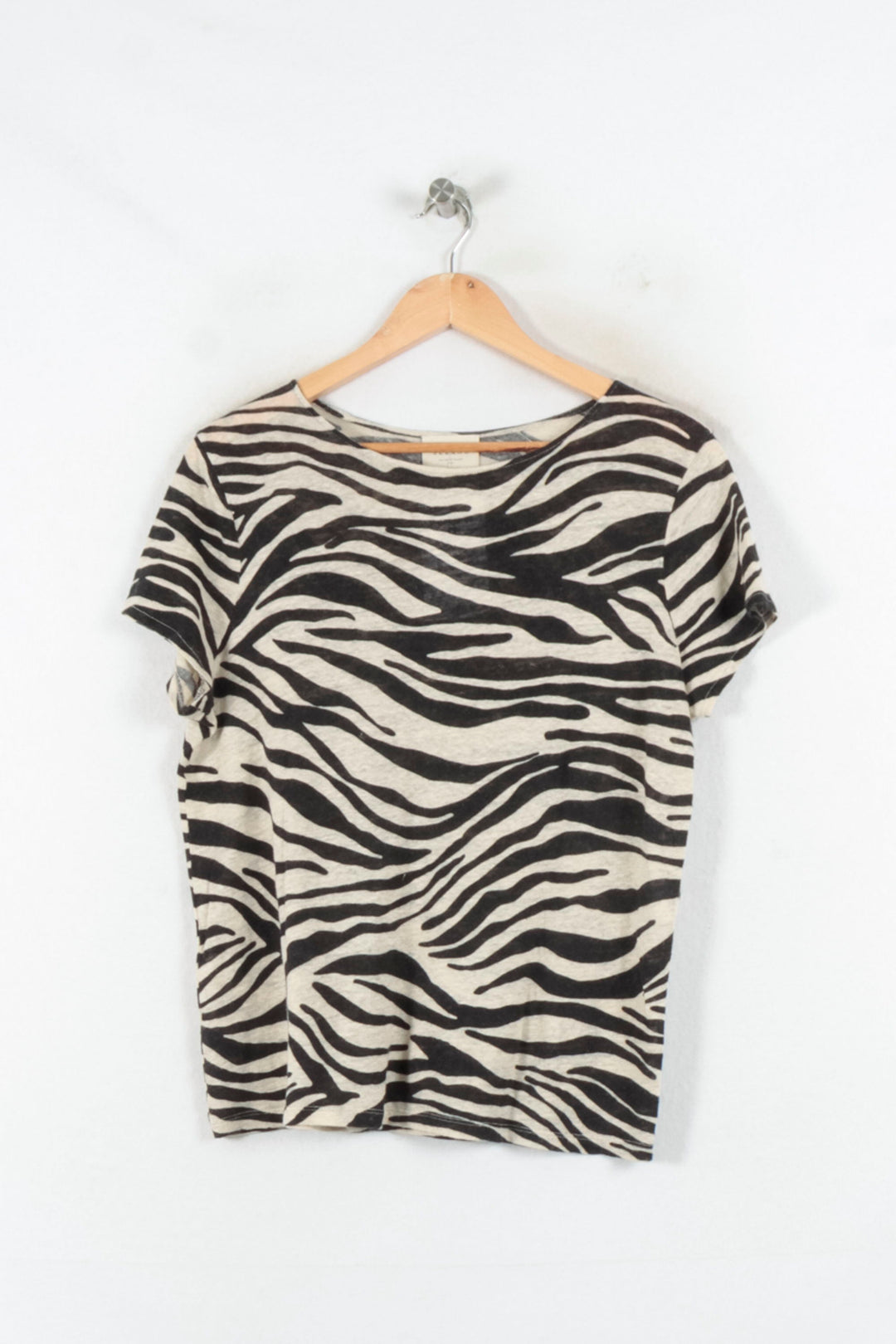 Tee-shirt Noir et Blanc - Taille XS/34 de la marque Sézane | PARAD82321 - Vendu par Paradigme - Image 2