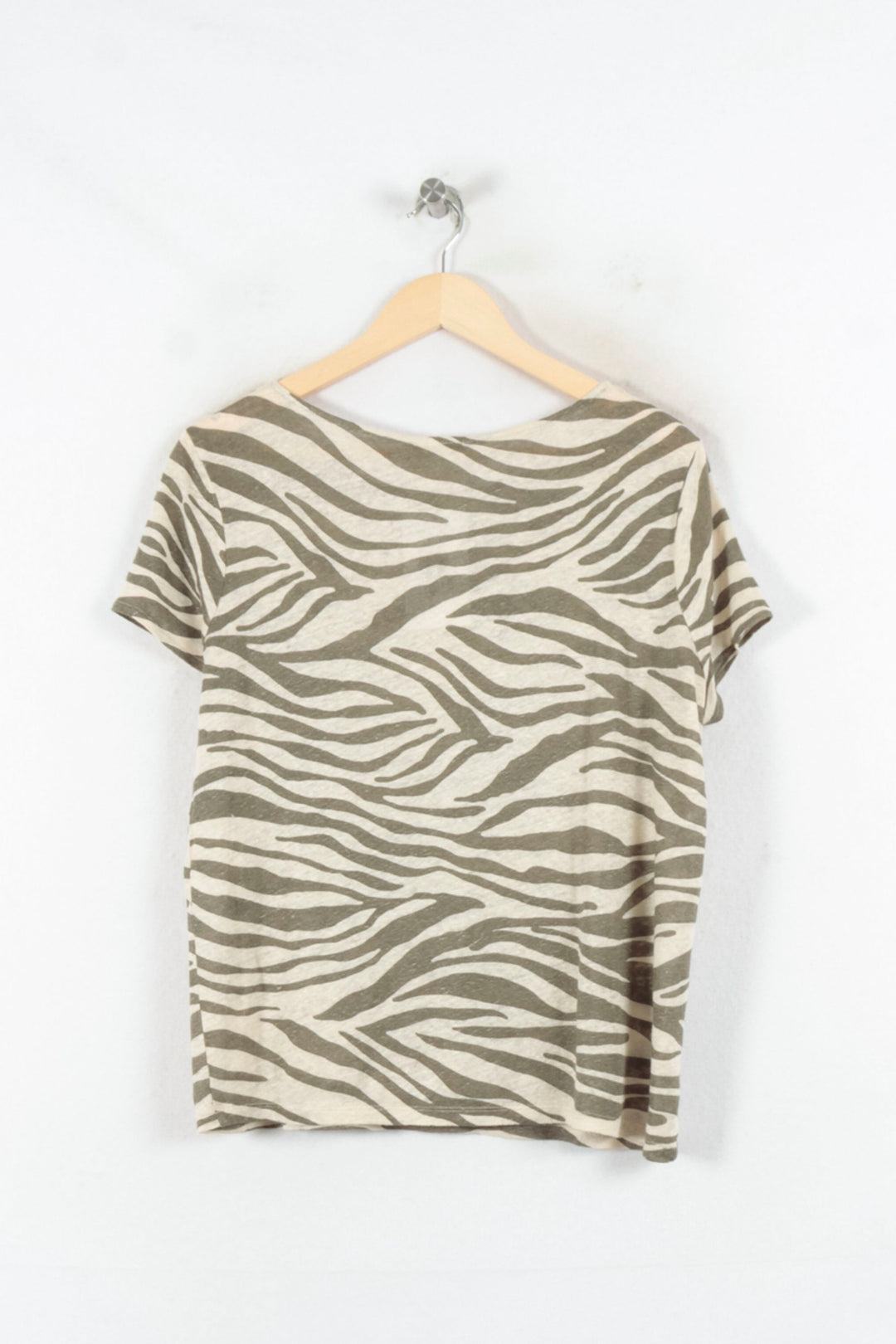 Tee-shirt Beige et Kaki - Taille XS/34 de la marque Sézane | PARAD82323 - Vendu par Paradigme - Image 4
